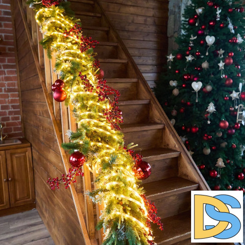 Уличная гирлянда Uniel ULD-D50 15M/С08 IP44 YELLOW UL-00010906