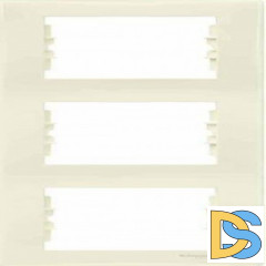 Рамка 3-ая (тройная) вертикальная, Бежевый, серия Sedna, Schneider Electric