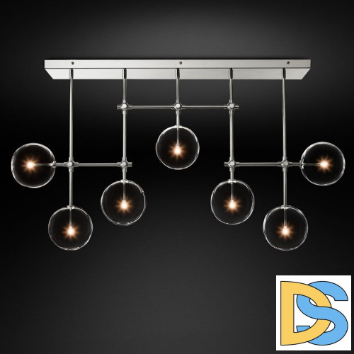 Потолочный светильник Delight Collection Globe Mobile KG0835P-7A chrome