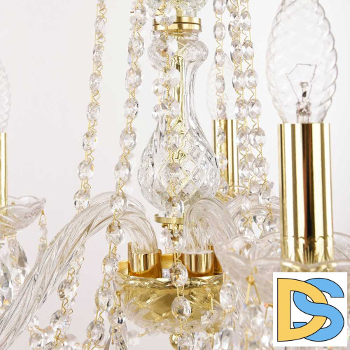 Подвесная люстра Bohemia Ivele Crystal 5417/6/165 G Clear/M-1G