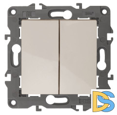 Выключатель двойной Эра 14-1104-02 Б0034231