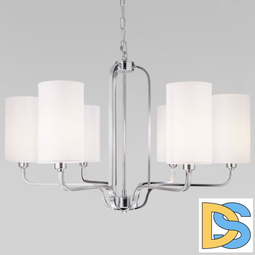 Подвесная люстра Eurosvet Purezza 60128/6 хром