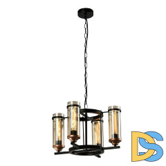 Подвесная люстра IMEX Temple MD.20541-4-P-BK+AB