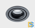 Встраиваемый светильник Italline IT06-6018 black 4000K