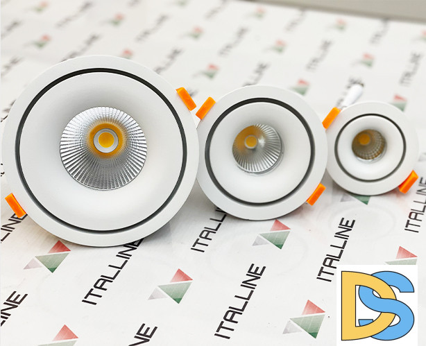 Встраиваемый светильник Italline IT06-6018 black 4000K