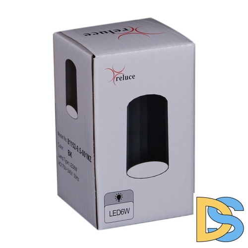 Накладной светильник Reluce 81152-9.5-001MZ LED6W BK