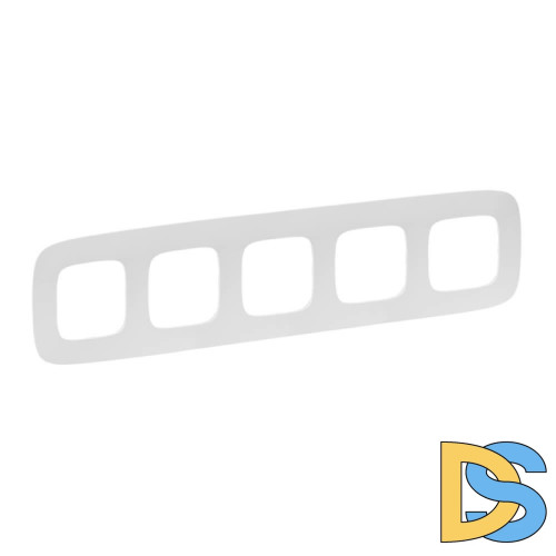 Рамка 5-постовая Legrand Valena Allure Белая 754305