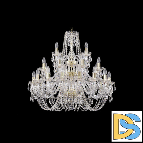 Подвесная люстра Bohemia Ivele Crystal 1402/16+8+4/300/3d G