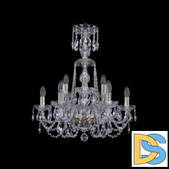 Подвесная люстра Bohemia Ivele Crystal 1402/6+3/195/XL-64 G