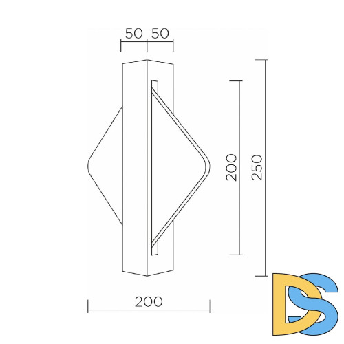 Настенный светильник LED4U L7388-250 WH