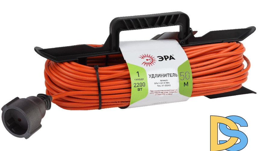 Удлинитель силовой Эра UFx-1-2x1.5-50m Б0046823