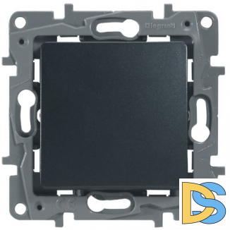 Переключатель Legrand Etika 1-кл проходной антрацит, 672605