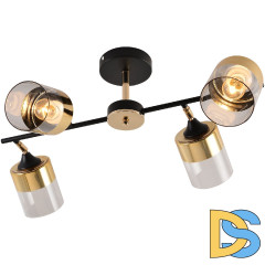 Люстра на штанге Reluce 01555-3.3-04B BK+FGD