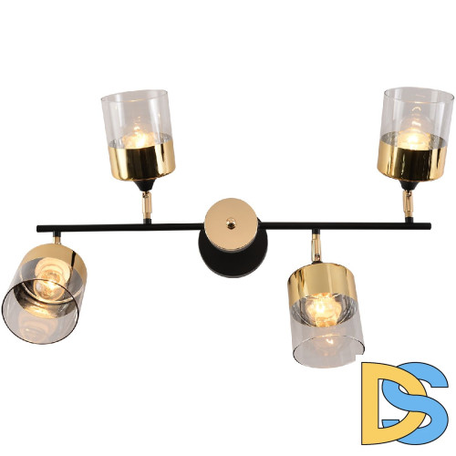 Люстра на штанге Reluce 01555-3.3-04B BK+FGD