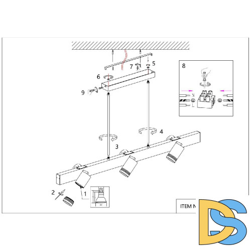 Подвесная люстра Favourite Six 4074-6P