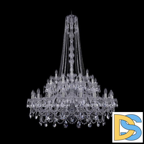 Подвесная люстра Bohemia Ivele Crystal 1411/20+10+5/400/h-155/2d Ni