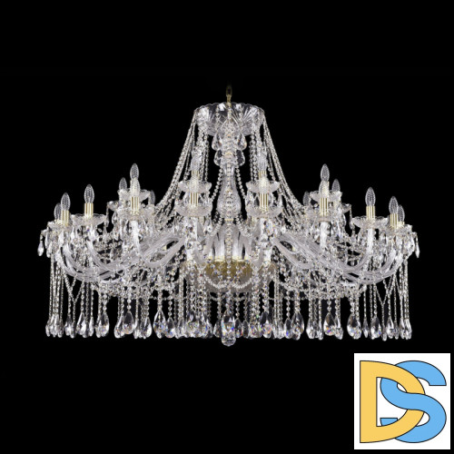 Подвесная люстра Bohemia Ivele Crystal 1413/20+10/530 G