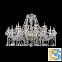 Подвесная люстра Bohemia Ivele Crystal 1413/20+10/530 G