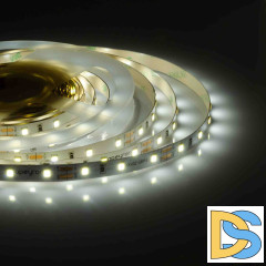 Светодиодная лента Apeyron 12В СТ 4,8Вт/м smd3528, 60д/м IP20 280Лм/м 3м 6500К 206BL