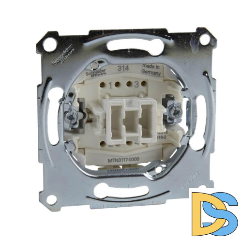 Переключатель одноклавишный Schneider Electric Merten Aquadesign MTN3117-0000