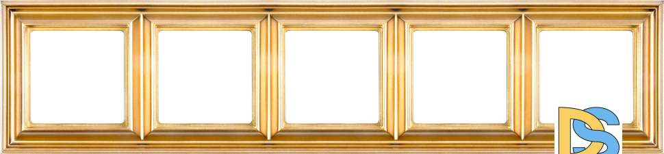 Рамка пятиместная Jung EPD485GO