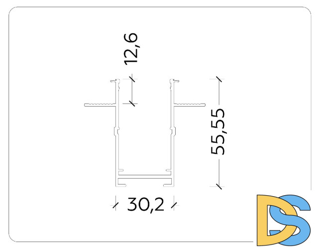 Шинопровод встраиваемый Ambrella Light Magnetic 220V GL1010