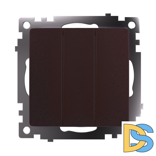 Выключатель трехклавишный Stekker GLS10-7108-04 Катрин 49175