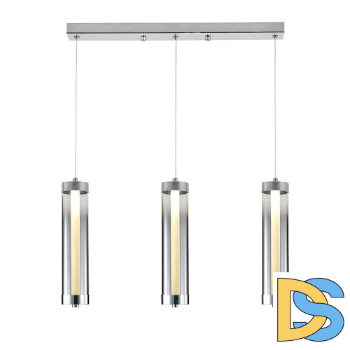Подвесной светильник Indigo Rilucente 11061/3P Chrome V000148L