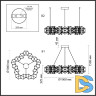 Подвесная люстра Odeon Light Trellis 5086/68L