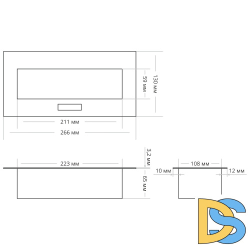 Блок розеток MX-226 (2 секции и 2 USB) Mebax 00-00001338