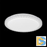 Потолочный светодиодный светильник Citilux Кристалино Слим CL715R360