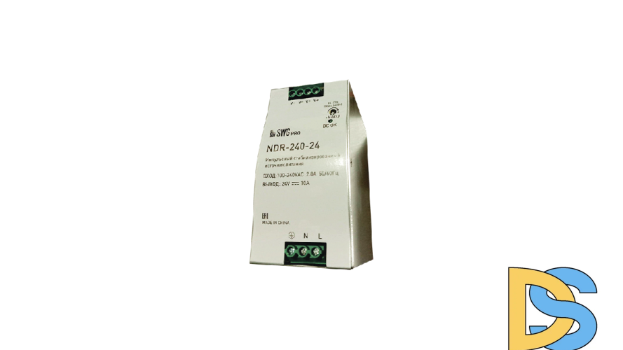 Блок питания SWG PRO NDR-240-24 240Вт DC24В 10.0А IP20 024486