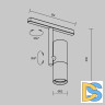 Трековый магнитный светильник Maytoni Elti TR005-2-12W3K-BBS
