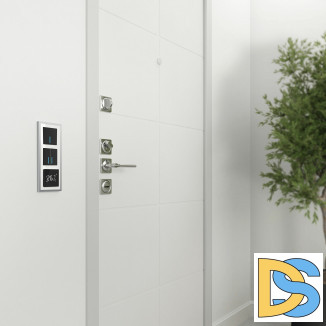 Рамка на 3 поста Baguette (белый/серебро) W0032850