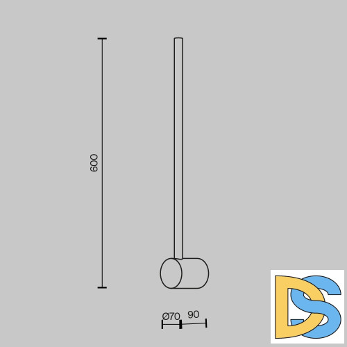 Настенный светильник Maytoni Light stick MOD237WL-L6BS3K