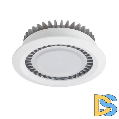 Встраиваемый светодиодный светильник Lucia Tucci Turbo 142.1-10W-WT/GR