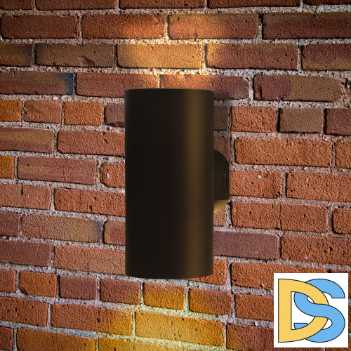 Уличный настенный светильник Arte Lamp Alcyone A6109AL-2BK