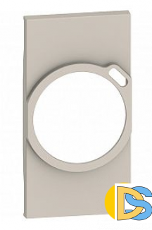 Лицевая панель для комбинированных розеток 2К+З/USB 2 модуля.Песочный. Btichino Living Now
