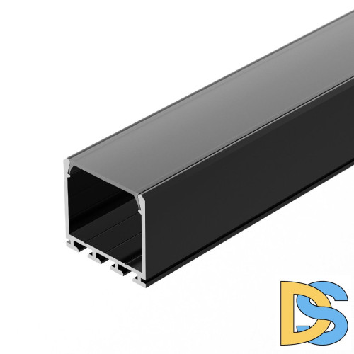 Алюминиевый профиль Arlight PLS-LOCK-H25-3000 ANOD Black 044847