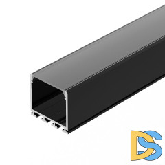 Алюминиевый профиль Arlight PLS-LOCK-H25-3000 ANOD Black 044847