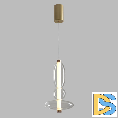 Подвесной светильник Crystal Lux QUASAR SP10W LED TRANSPARENT