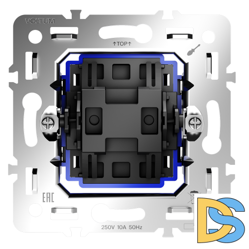 Механизм перекрестного переключателя одноклавишного 10А, S70