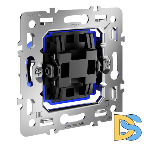 Механизм перекрестного переключателя одноклавишного 10А, S70