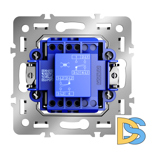 Механизм перекрестного переключателя одноклавишного 10А, S70