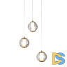 Подвесной светильник Delight Collection OD2437-3 gold/clear