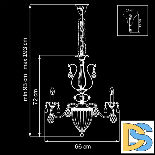 Подвесная люстра Lightstar Schon 790111