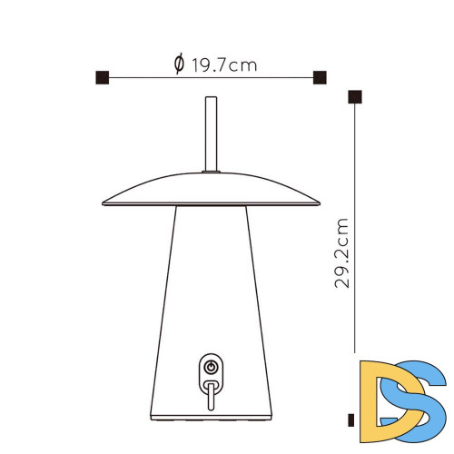 Переносной светодиодный фонарь Lucide LA DONNA 27500/02/31