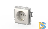 Розетка с заземлением ELBI Zena Vega 609-012500-217