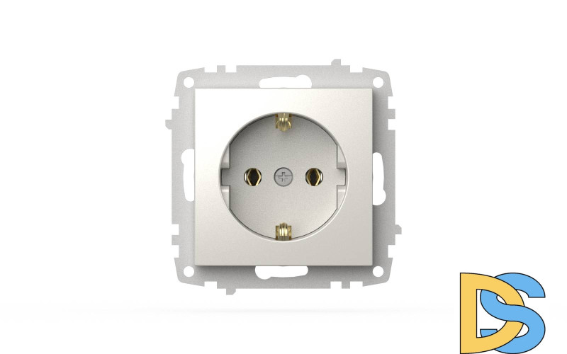 Розетка с заземлением ELBI Zena Vega 609-012500-217