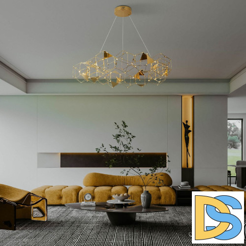 Подвесная люстра Eurosvet Uma 90369/15 медь a065035